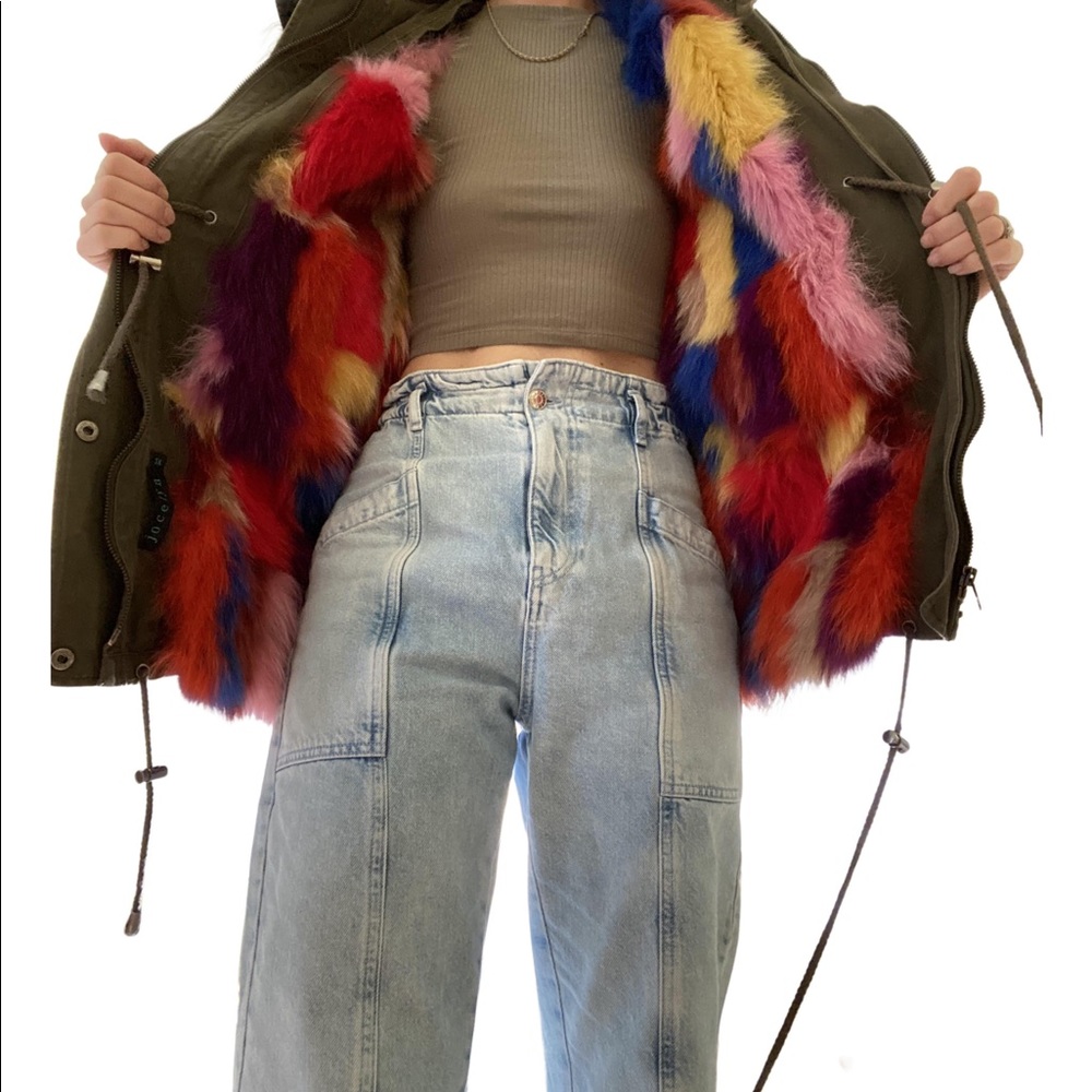 Jocelyn 
The Bodia Multi Dyed Army Jacket